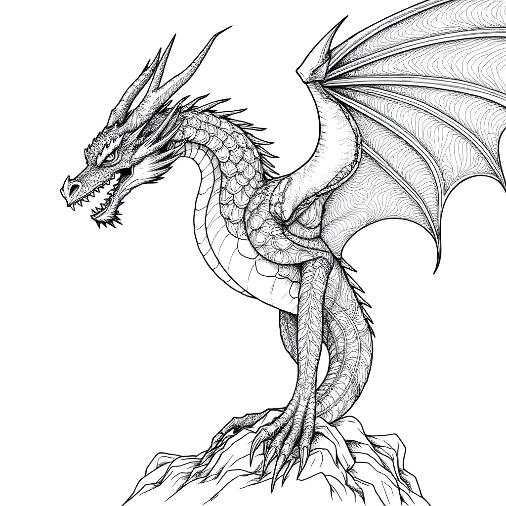 Fantasy coloring page