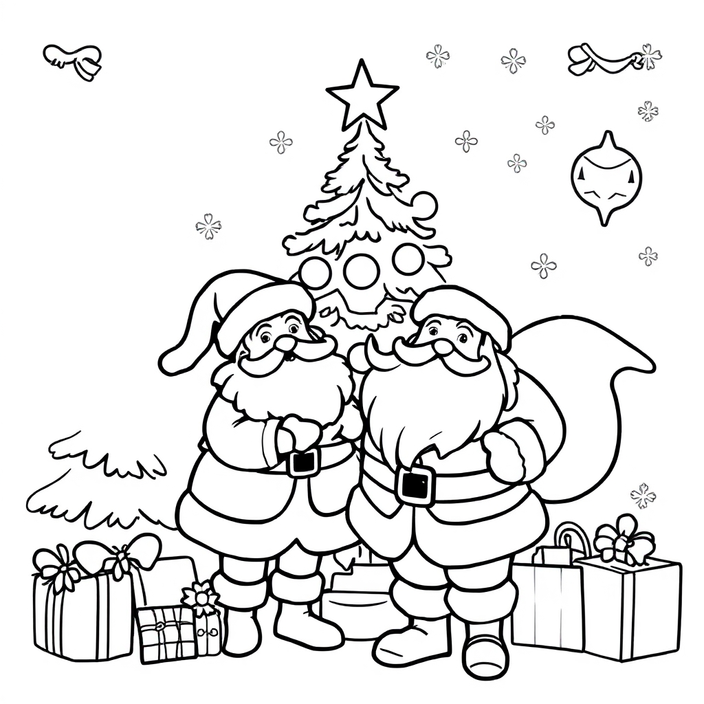 Christmas coloring page